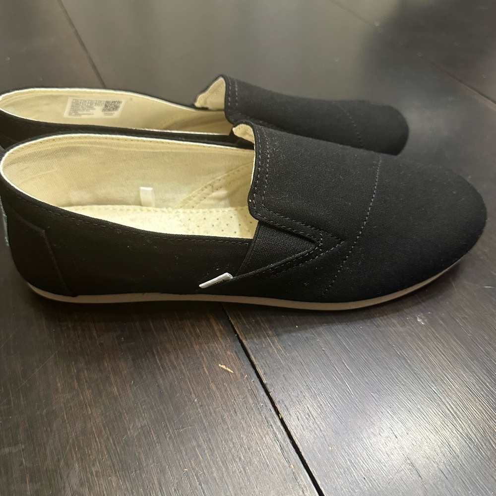 Toms Black Women's Slip-On Loafers